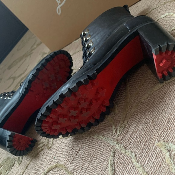 Christian Louboutin rubber soled leather boots - Picture 4 of 8